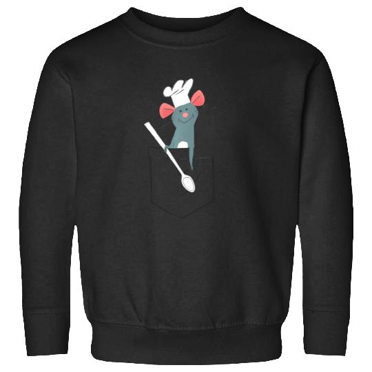 Disney Pixar Ratatouille Remy Small Pocket Chef Sweatshirts