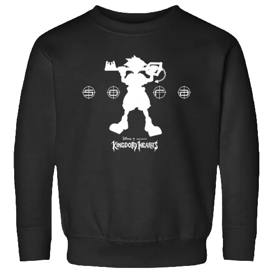Disney Kingdom Hearts Sora Keyblade Hero Silhouette Poster Premium Sweatshirts