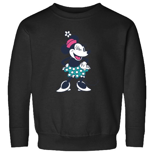 Amazon Essentials Disney Standing and Winking Retro Minnie Sweatshirts