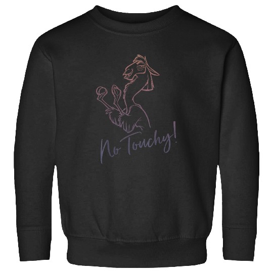 Disneyss Emperor New Groove Llama No Touchy Graphic Sweatshirts