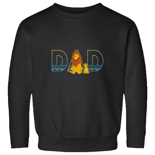 Disney The Lion King Simba and Mufasa Dad Sweatshirts