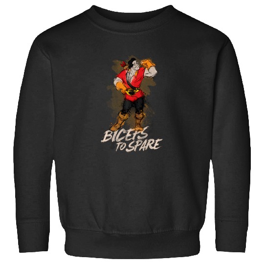 Disney Beauty And The Beast Gaston Biceps To Spare Sweatshirts