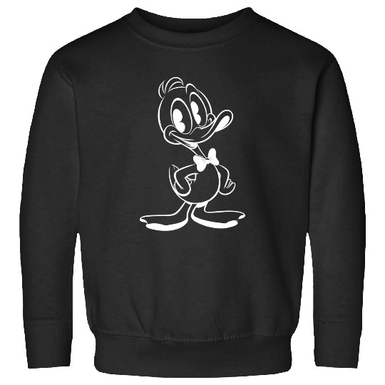 Cool White 1930s Cartoon Duck  SALE!! Mickey Retro Disney Shirt, Mickey Checkered Shirt, Vintage Disney, Retro Mickey, Mickey Gift S-5XL Sweatshirts