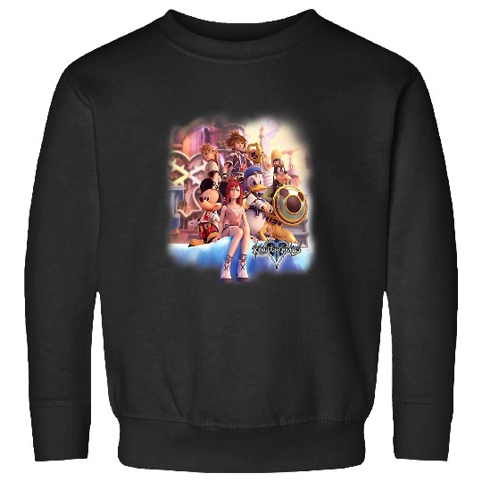 Disney Kingdom Hearts Sora Kairi & Riku Group Hero Shot Premium Sweatshirts