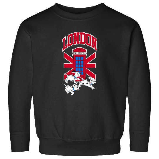 Disney 101 Dalmatians London Telephone Playful Puppies Sweatshirts
