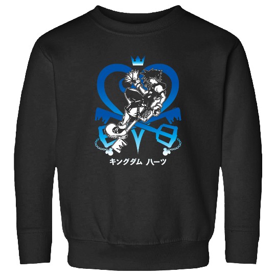 Disney Kingdom Hearts Sora Color Keyblade Kanji Hero Poster Sweatshirts