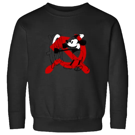 commie steamboat willie the communist  SALE!! Mickey Retro Disney Shirt, Mickey Checkered Shirt, Vintage Disney, Retro Mickey, Mickey Gift S-5XL Sweatshirts