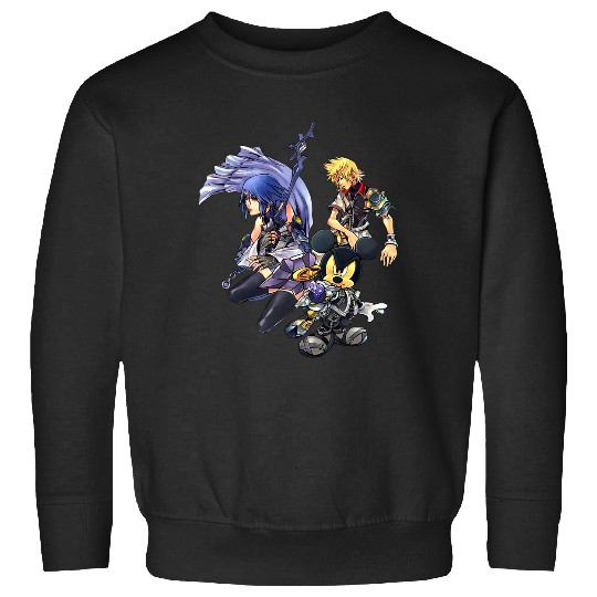 Disney Kingdom Hearts Ventus, Aqua, Mickey Group Hero Shots Sweatshirts