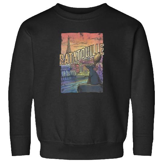 Disney Pixar Ratatouille Remy City View Poster Sweatshirts