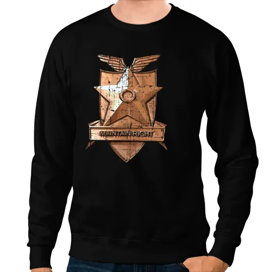 Mad Max Police Badge, distressed Sweatshirts