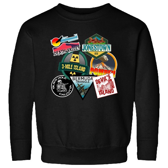 Addams Family Honeymoon Travel Badges Sweatshirts