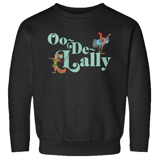 Disneyss Robin Hood Oo de lally Iconic Quote Chest Text Logo Sweatshirts