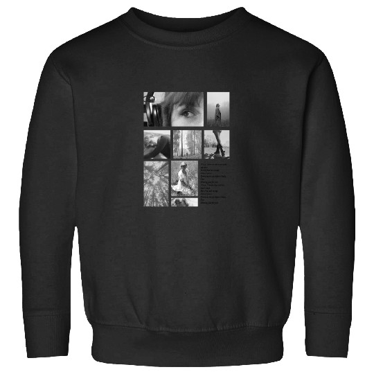 Discover Taylor folklore print (black text) Sweatshirts
