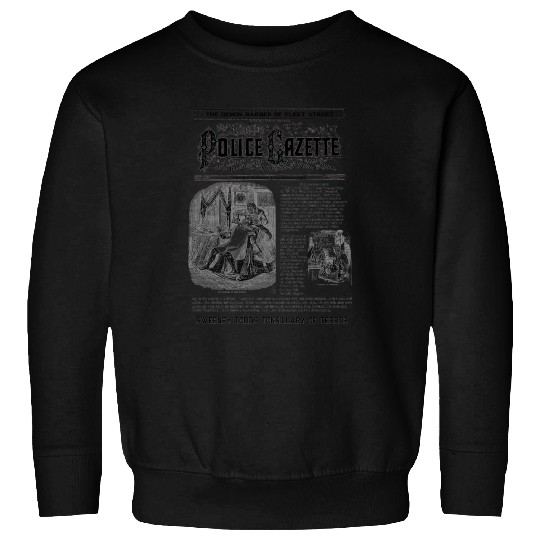 Sweeney Todd Newspaper 2 Sweatshirts