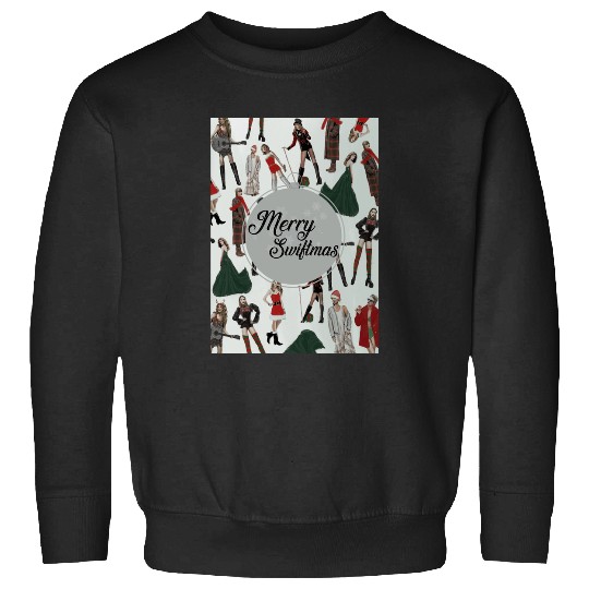 Discover Taylor Christmas card (merry swiftmas) Sweatshirts
