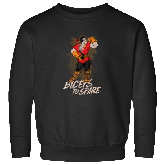 Disney Beauty And The Beast Gaston Biceps To Spare Sweatshirts