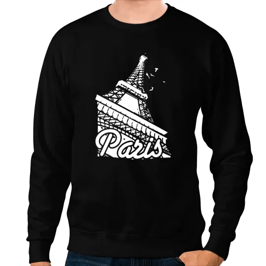 Paris France Eiffel Tower Sweatshirts
