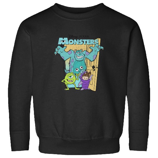 Disney Pixar Monsters Inc. Mike Sully Boo Group Poster Sweatshirts