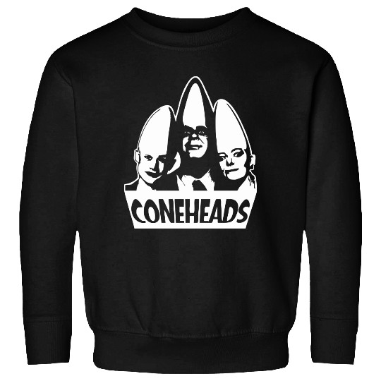 Coneheads   Eierkopf Retro Kult Serie Lustig Dickkopf Glatze Sweatshirts