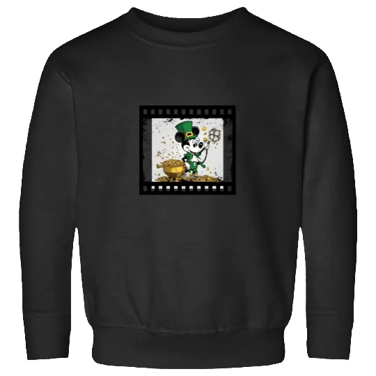 Steamboat Willie St Patricks day  SALE!! Mickey Retro Disney Shirt, Mickey Checkered Shirt, Vintage Disney, Retro Mickey, Mickey Gift S-5XL Sweatshirts