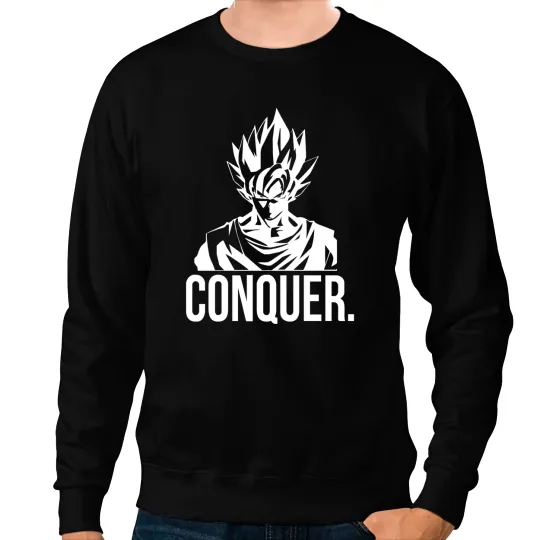 CONQUER - Super Saiyan Goku Sweatshirts