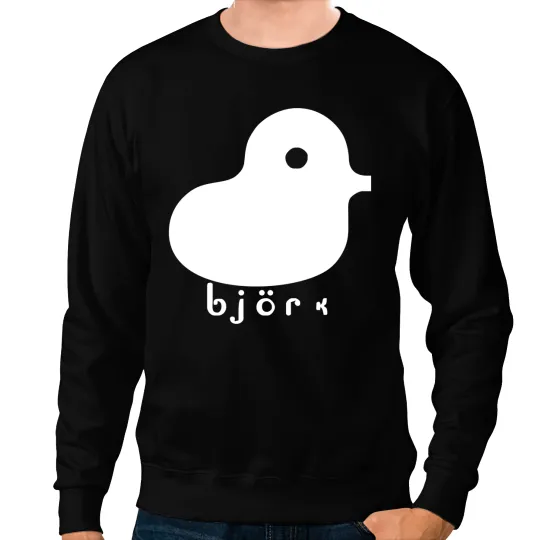 Bjork-duck diva indie Rock Band singer Sweatshirts