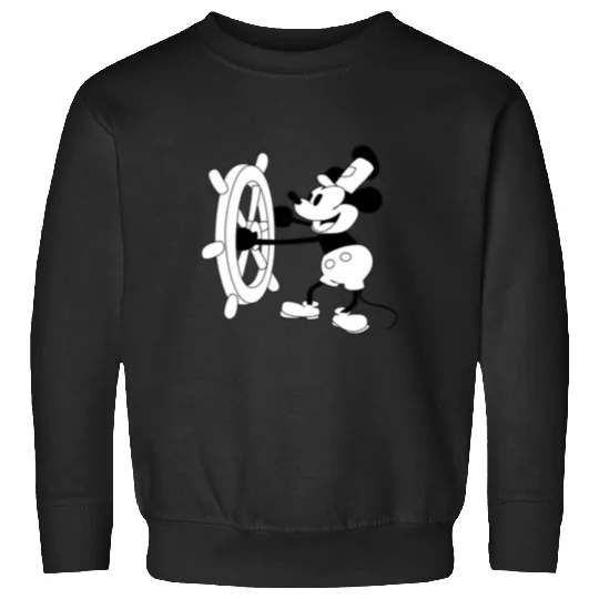 Steam Boat Willie  SALE!! Mickey Retro Disney Shirt, Mickey Checkered Shirt, Vintage Disney, Retro Mickey, Mickey Gift S-5XL Sweatshirts