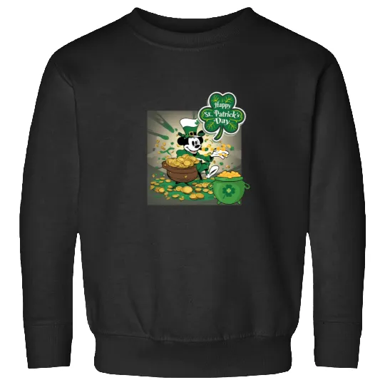 Steamboat Willie St Patricks day  SALE!! Mickey Retro Disney Shirt, Mickey Checkered Shirt, Vintage Disney, Retro Mickey, Mickey Gift S-5XL Sweatshirts