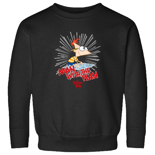 Disneyss Phineas And Ferb The Plan Man Sweatshirts