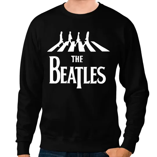 uomo 6 THE BEATLES Lennon McCartney Starr Georg MUSICA Sweatshirts