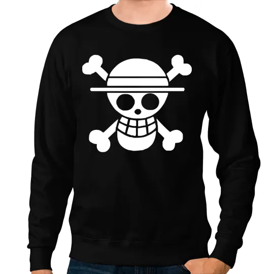 Onepiece  Straw Hat Crew Flag Luffy Pirates anime Sweatshirts