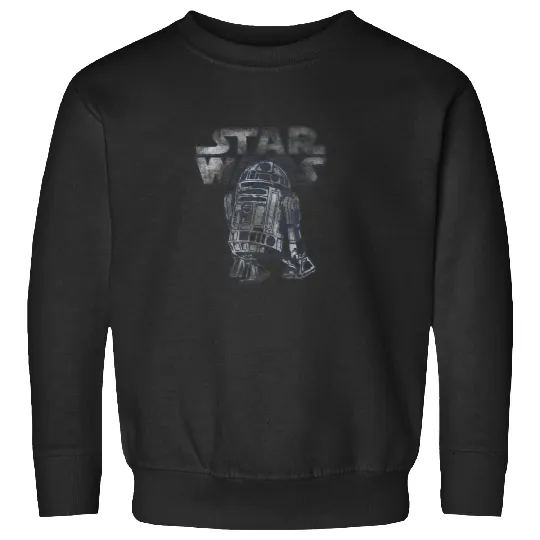 Star Wars R2D2 Vintage Distressed C2 Disney Sweatshirts