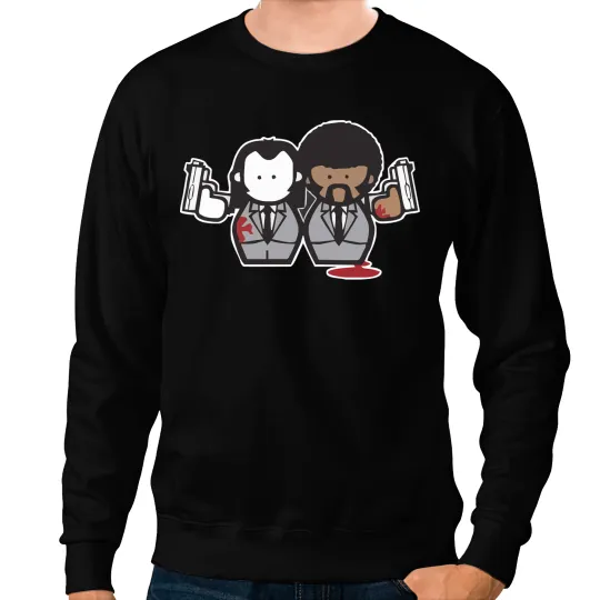 Pulp Fiction Cartoon Ideal Birthday Present or Gift Sweatshirts