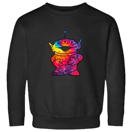 Disney Pixar Toy Story TieDye Alien Portrait Tan Sweatshirts