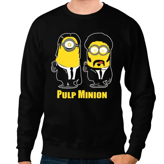 Pulp Minion Pulp Fiction Parody Despicable Me Sweatshirts