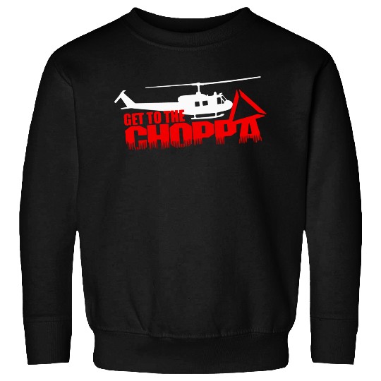 Predator Arnold Schwarzenegger Get to the Choppa Movie Sweatshirts