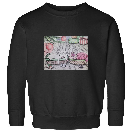 Christmas with Zero and the Cheshire Cat Sticker: The nightmare dog zero , Nightmare Zero Dog Shirt ,  Zero Nightmare Before Christmas Disney Halloween Sweatshirts