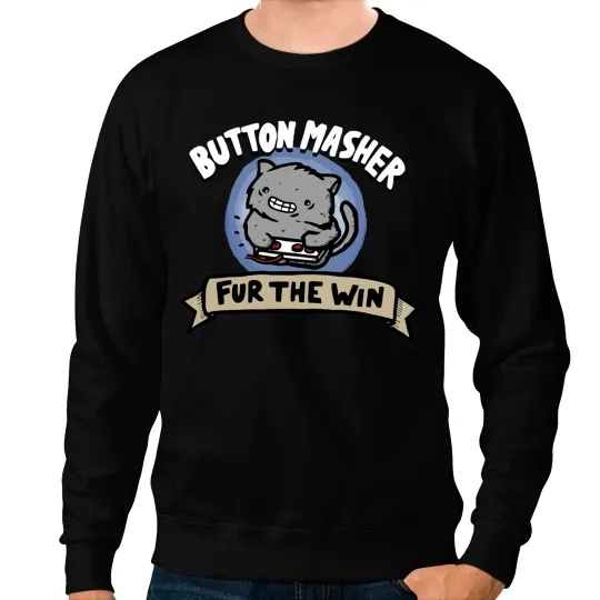 Discover Button Masher Sweatshirts