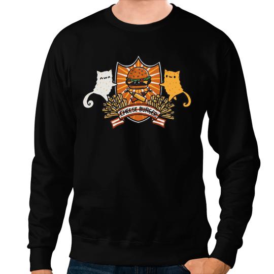 Cheese burger Sweatshirts