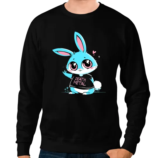 Death Metal Bunny Sweatshirts