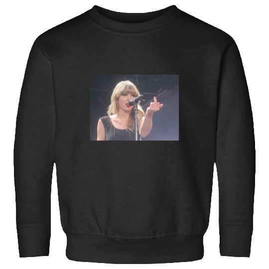 Discover Taylor middle finger meme Sweatshirts