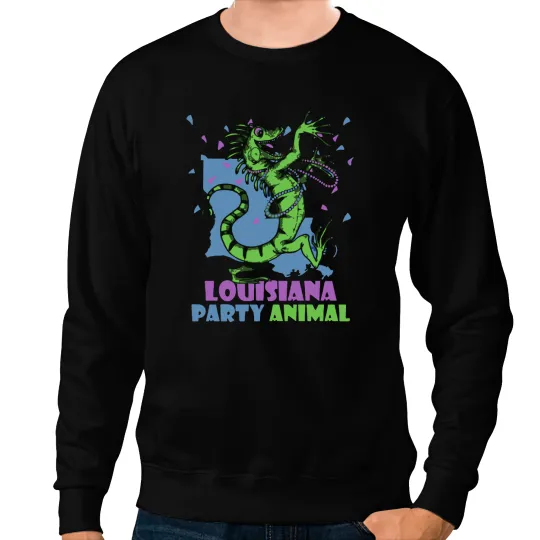 Louisiana Party Animal Sweatshirts