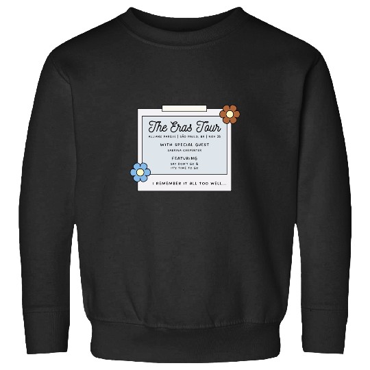 Sao Paulo Night 3 Eras Tour Sweatshirts
