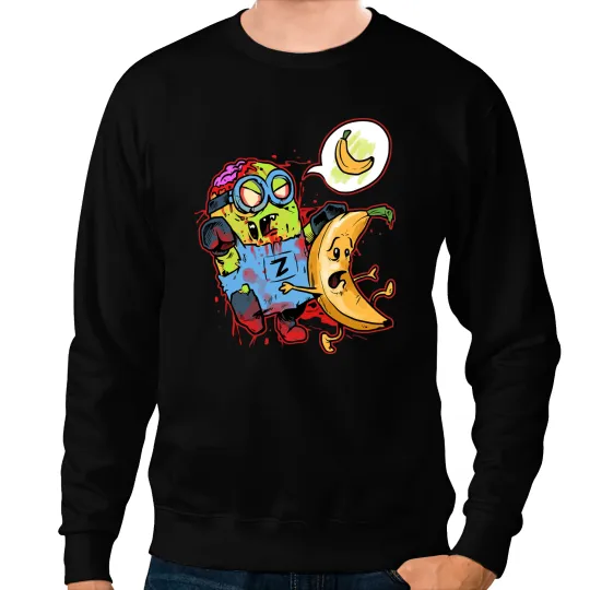 Zombie Minion Halloween Sweatshirts