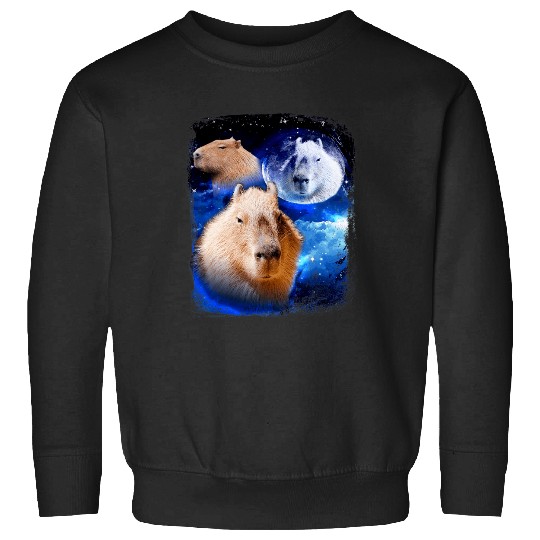 Capybara Meme moon Funny Capybaras Vintage Kawaii  : Bobs Burgers Family Shirt, Bobs Burgers Vintage Sweatshirts