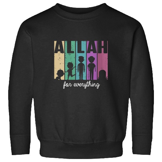 Womens Allah For Everything Islam Muslim Alhamdulillah Ramadan Gift    : Bobs Burgers Family Shirt, Bobs Burgers Vintage Sweatshirts