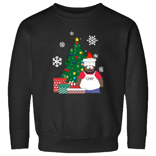 Chef Around The Christmas Tree South Park  2: Bobs Burgers Family Shirt, Bobs Burgers Vintage Sweatshirts