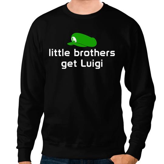 Little Brothers Get Luigi Sweatshirts