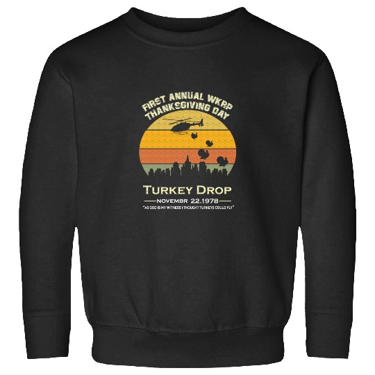 Original funny turkey thanksgiving day wkrp  : Bobs Burgers Family Shirt, Bobs Burgers Vintage Sweatshirts