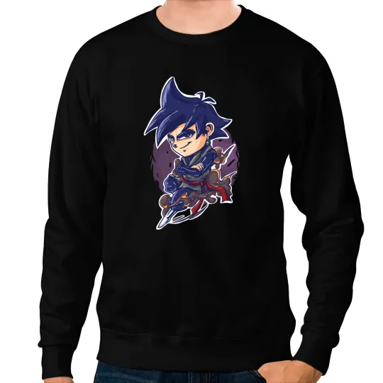 Black Goku Chibi] Sweatshirts